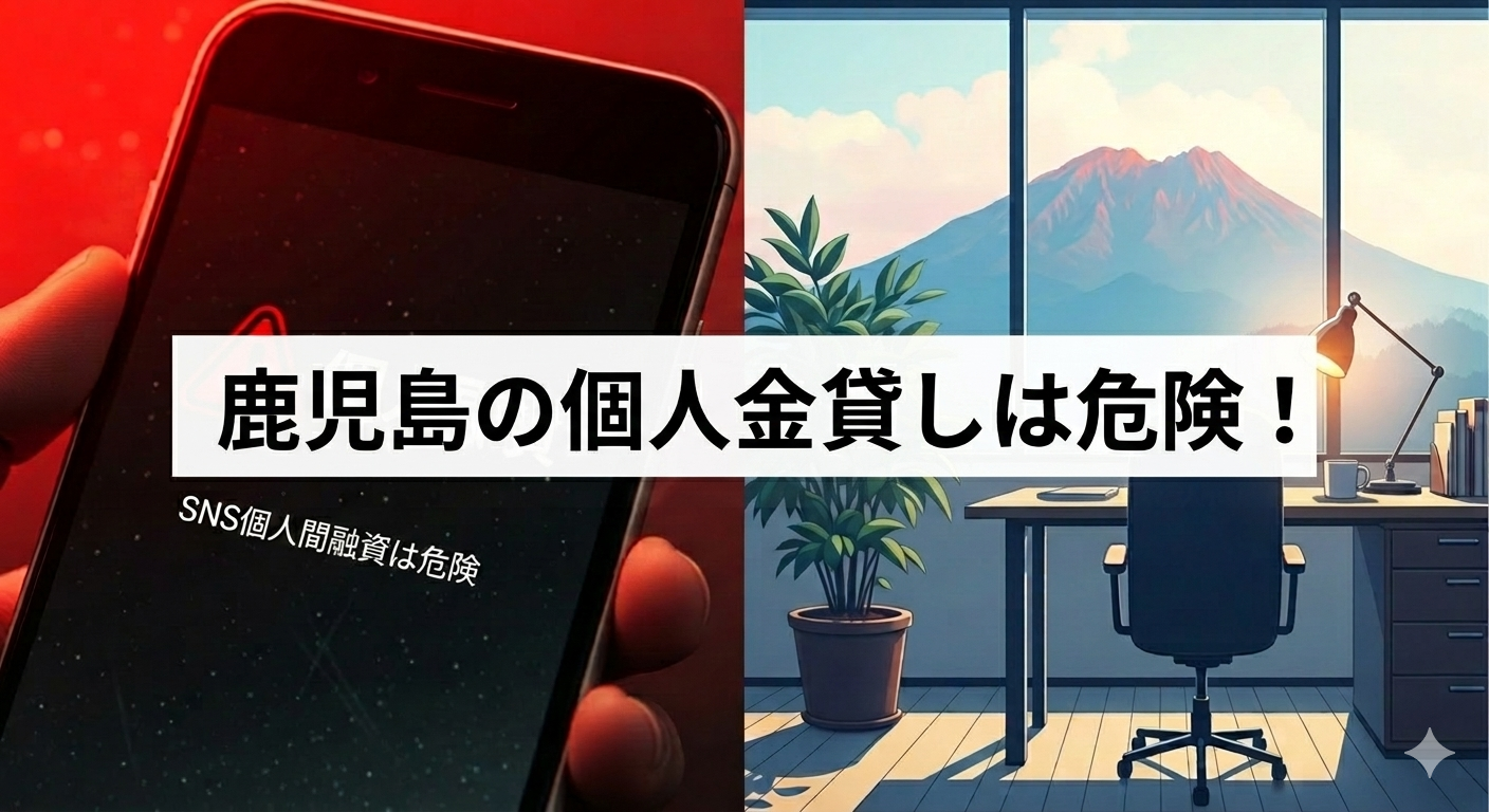 鹿児島の個人金貸しは危険！安全に借りられる正規業者8選を徹底解説