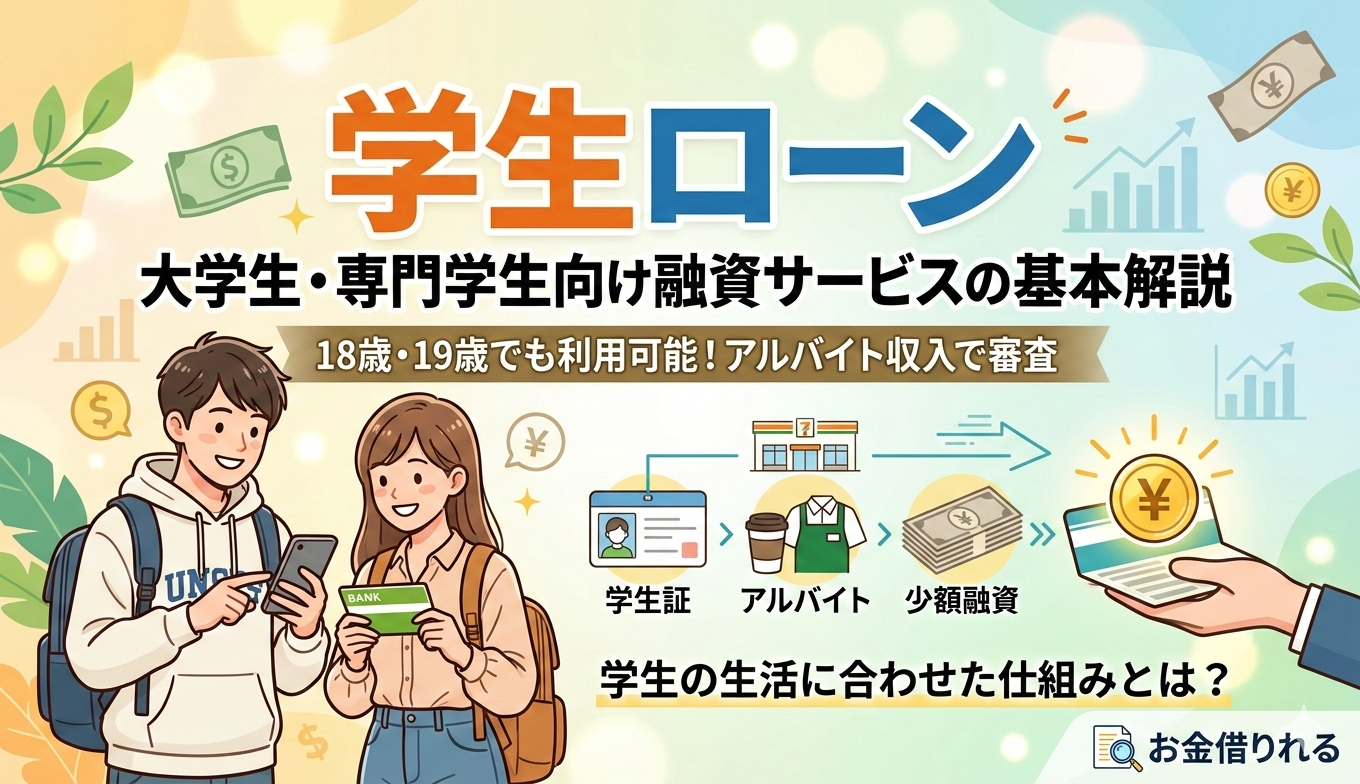 学生ローンとは学生向けの融資サービス